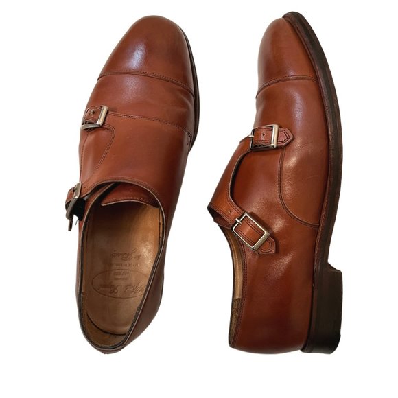 Alfred Sargent J. Crew Mahogany Double Monk Strap Shoes Size UK 8.5, US Size 9 main image 6